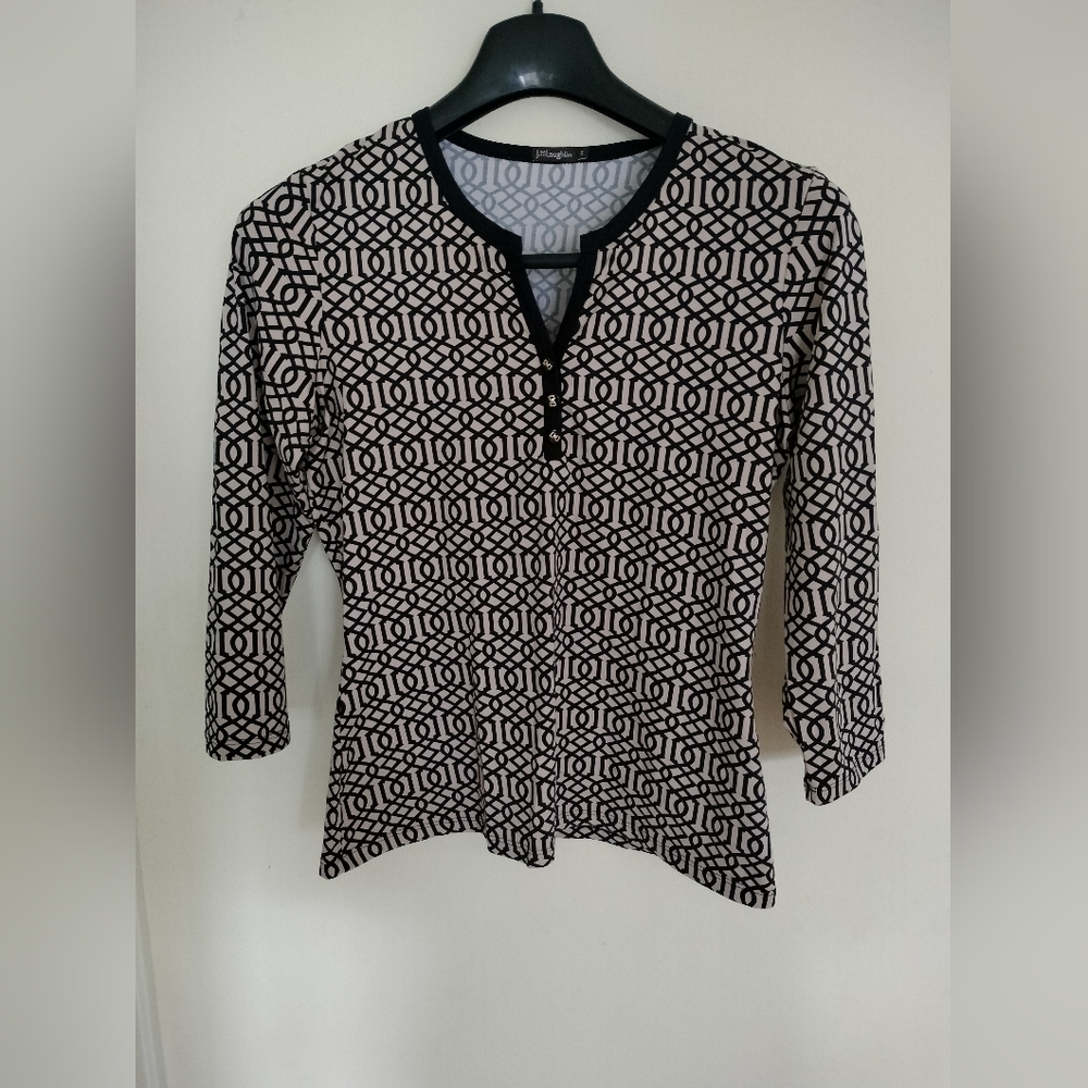 J.Mslaughlin Top Blouse Women's Long Sleeve